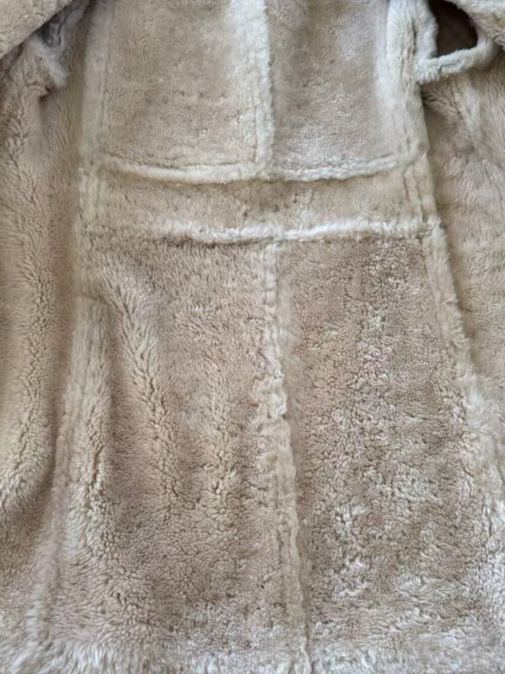 NWT 100% Authentic Coach Shearling Lamb Coat, Sz S - Picture 7 of 13